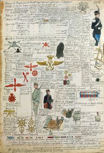 Uniformes, insignias y silla del Reino de Italia de Quinto Cenni