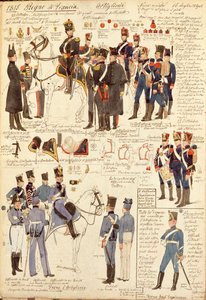 Uniformes de Artillería del Reino de Francia de Quinto Cenni