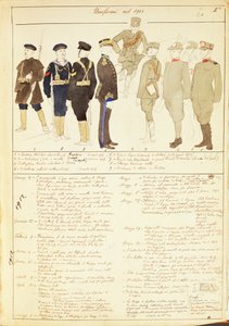 Uniformes del Reino de Italia de Quinto Cenni