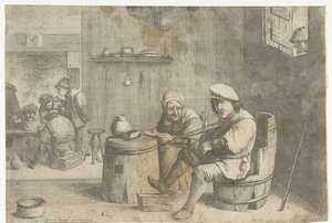 Violinista en un bar