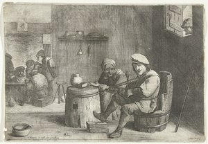 Violinista en un bar