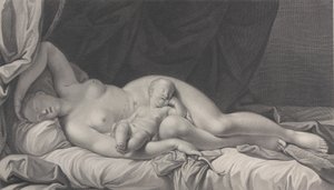 Venus Durmiente con Cupido en su regazo, 1783