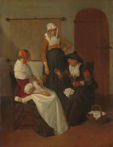 Una charla confidencial de Quiringh Gerritsz. van Brekelenkam
