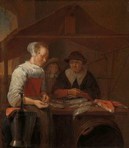 La pescadora de Quiringh Gerritsz. van Brekelenkam