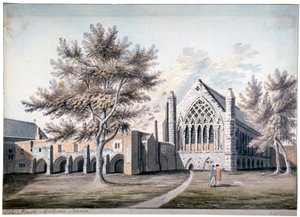 Vista de la Casa Ely en Ely Place, Holborn, Londres, 1775 de RB Godfrey