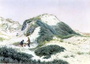 Entre las Dunas de Arena en Hightown 1885