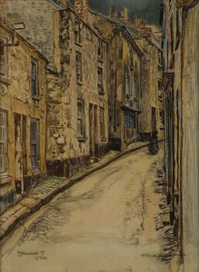 Andrews Street, St Ives (técnica mixta) de R. Borlase Smart