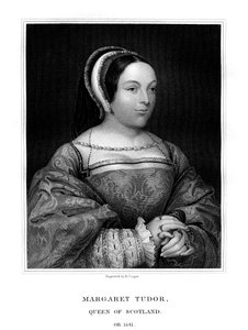Margaret Tudor, Reina de Escocia, 1825 de R. Cooper