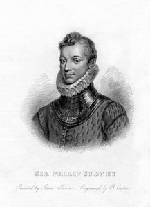 Sir Philip Sidney, poeta, cortesano y soldado inglés, siglo XIX