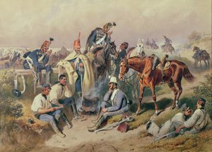 Campamento de húsares de R Gobel