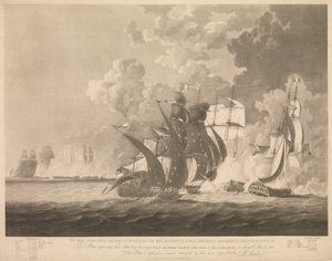 Derrota de la escuadra francesa e italiana de R. Lambe
