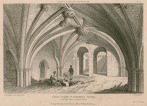 Cripta bajo la Capilla de San Esteban, Palacio de Westminster