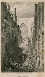 Galería Larga, Capilla de San Esteban, Westminster, Londres, mirando al norte de R. W. Billings