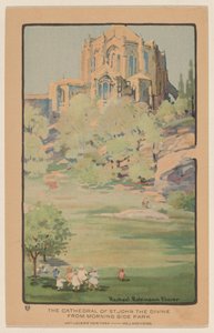 La catedral de San Juan el Divino desde Morningside Park