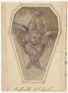 Un serafín, boceto para un bordado, 1466-1524