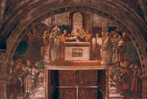 Justificación de León III, 1514 de Raffaello Sanzio Raphael