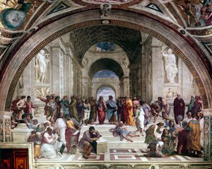 La Escuela de Atenas, c1510 de Raffaello Sanzio Raphael