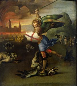 San Miguel, c.1503-05 de Raffaello Sanzio Raphael
