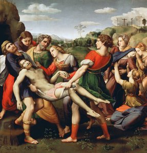 La deposición, 1507 de Raffaello Sanzio Raphael