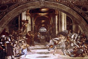 La Expulsión de Heliodoro del Templo de Raffaello Sanzio Raphael