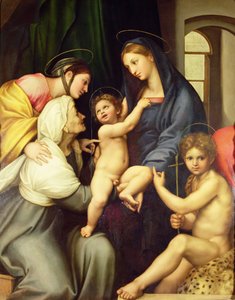 La Sagrada Familia de Raffaello Sanzio Raphael