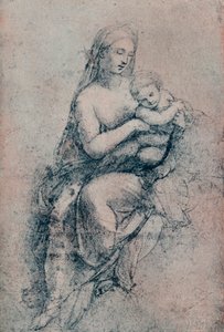 La Virgen y el Niño, estudio para la Madonna di Foligno, c. 1511, 1903 de Raffaello Sanzio Raphael