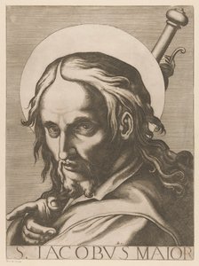 Heilige Jakobus de Meerdere Santiago el Mayor (título sobre el objeto) Cristo, María en de twaalf apostelen (título de la serie) El Sagrado Colegio Apostólico (título de la serie)