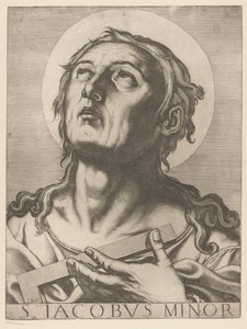 Heilige Jakobus de Mindere Santiago el Menor (título sobre el objeto) Cristo, María en de twaalf apostelen (título de la serie) El Sagrado Colegio Apostólico (título de la serie)