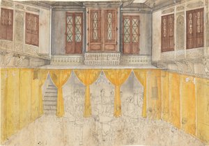 Interior del palacio, ca. 1880-1900 de Ragunath