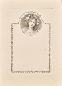 Diseño para tarjeta de felicitación de Raimund Ritter Von Brennerstein Wichera