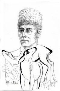 Franz Marc / Dibujo de Rainer Ehrt de Rainer Ehrt