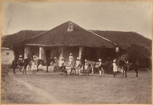El Dr. Morris y su comitiva, Jhansi (anverso)