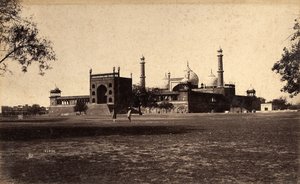 Mezquita Jama Masjid, Delhi, 1886 de Raja Deen Dayal