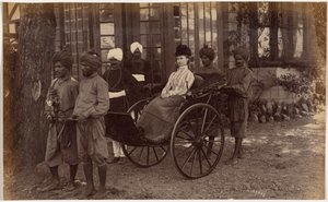 Señorita Lyall, Shimla de Raja Deen Dayal