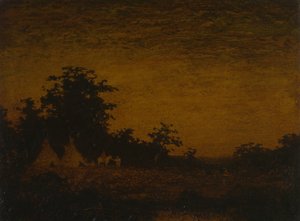 Campamento indio de Ralph Albert Blakelock