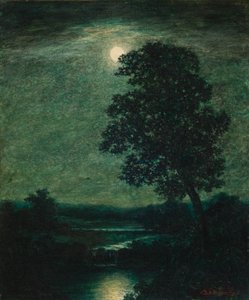 Luz de luna 1883 (Óleo sobre lienzo)