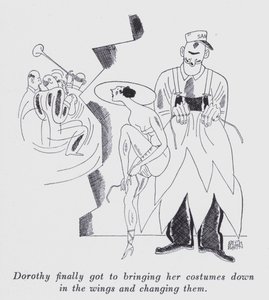 Ilustración para "Pero los caballeros se casan con morenas" de Anita Loos