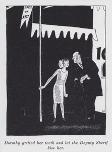 Ilustración para "But Gentlemen Marry Brunettes" de Anita Loos