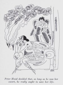 Ilustración para "But Gentlemen Marry Brunettes" de Anita Loos