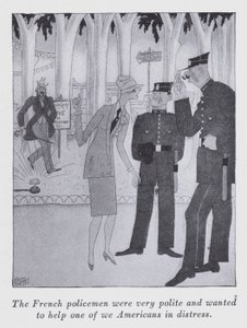 Ilustración para "But Gentlemen Marry Brunettes" de Anita Loos