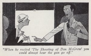 Ilustración para Los Caballeros las Prefieren Rubias de Anita Loos