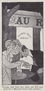 Ilustración para Los caballeros las prefieren rubias de Anita Loos