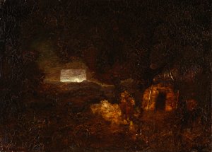 Los constructores de canoas, después de 1879 de Ralph Albert Blakelock