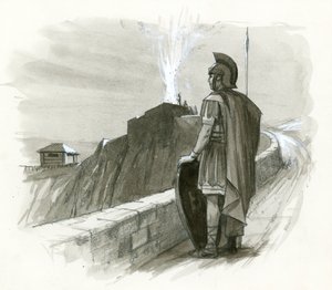 Una señal de fuego romana de Ralph Bruce