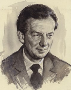 Benjamin Britten (gouache sobre papel) de Ralph Bruce