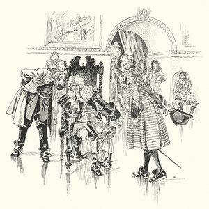 La recepción de un gran hombre (grabado) de Ralph Cleaver