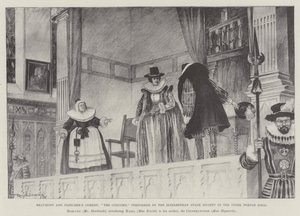 Comedia de Beaumont y Fletcher, El Coxcomb, interpretada por la Sociedad de Escenario Isabelino en el Inner Temple Hall
