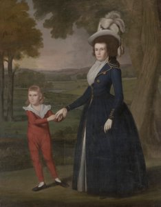 Laura Wolcott Moseley y Charles Moseley (1761) de Ralph Earl
