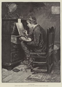 Su primer caballete de Ralph Hedley