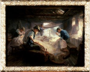 El loft de los marineros, 1908 de Ralph Hedley